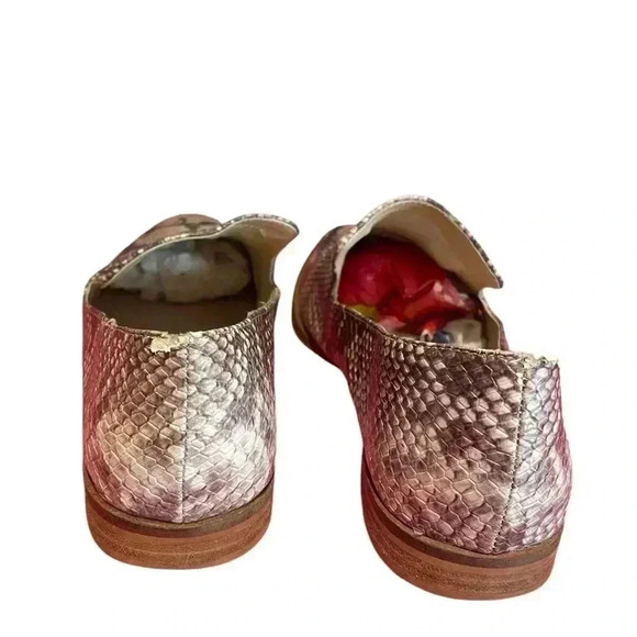 Levity Carla snake print loafers gray 9 M - Picture 6 of 8